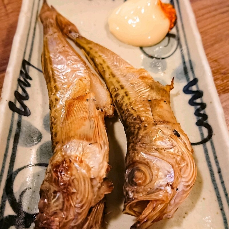 ハタハタ炙り焼き(元祖やきとり串八珍本郷三丁目店)