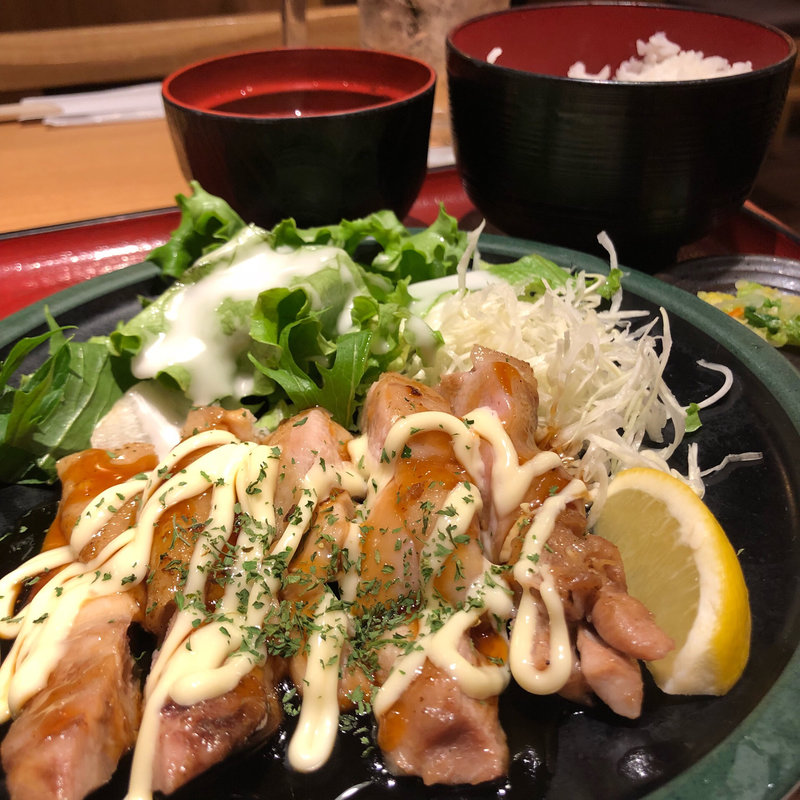 照りマヨチキン定食(喰人 本店 （イートマン）)