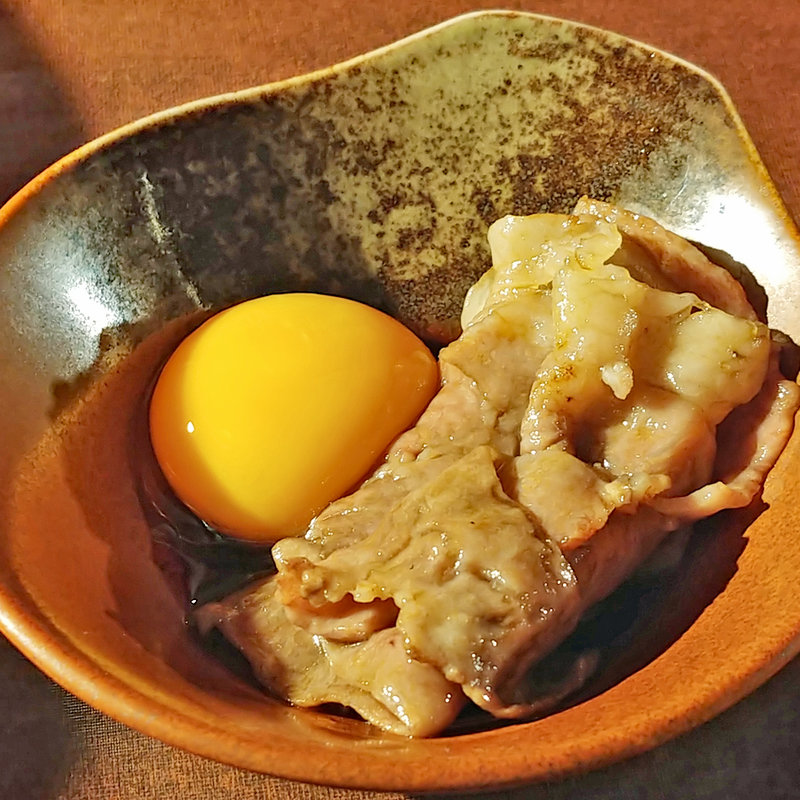 トリュフ香る焼きすき焼き(黒)(神の赤肉 はなれ 六本木)