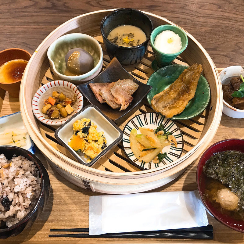 ゆず薫る 健康長寿彩り旬菜御膳(やさい茶屋)