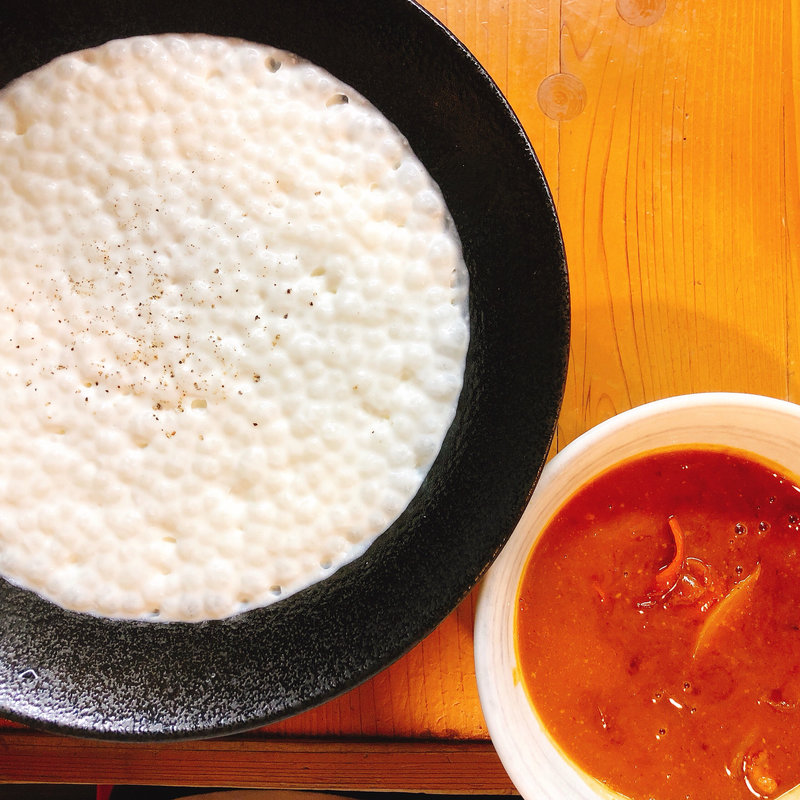 白い豚カレーつけ麺(ろく月 )