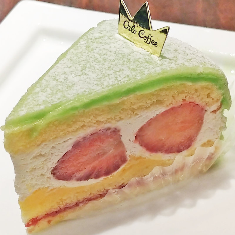 苺のプリンセスケーキ(オスロコーヒー 麻布十番店)