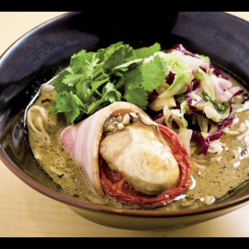 牡蠣味噌スパイスそば(饗 くろ㐂)