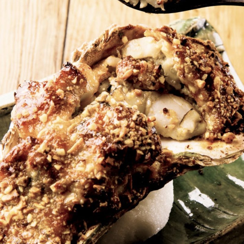 牡蠣の焼き寿司(恵比寿 それがし)