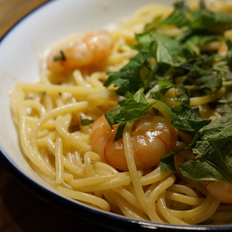 青じそと小エビの和風スパゲッティ(ベリッシモ 田園調布店 （Bellissimo）)