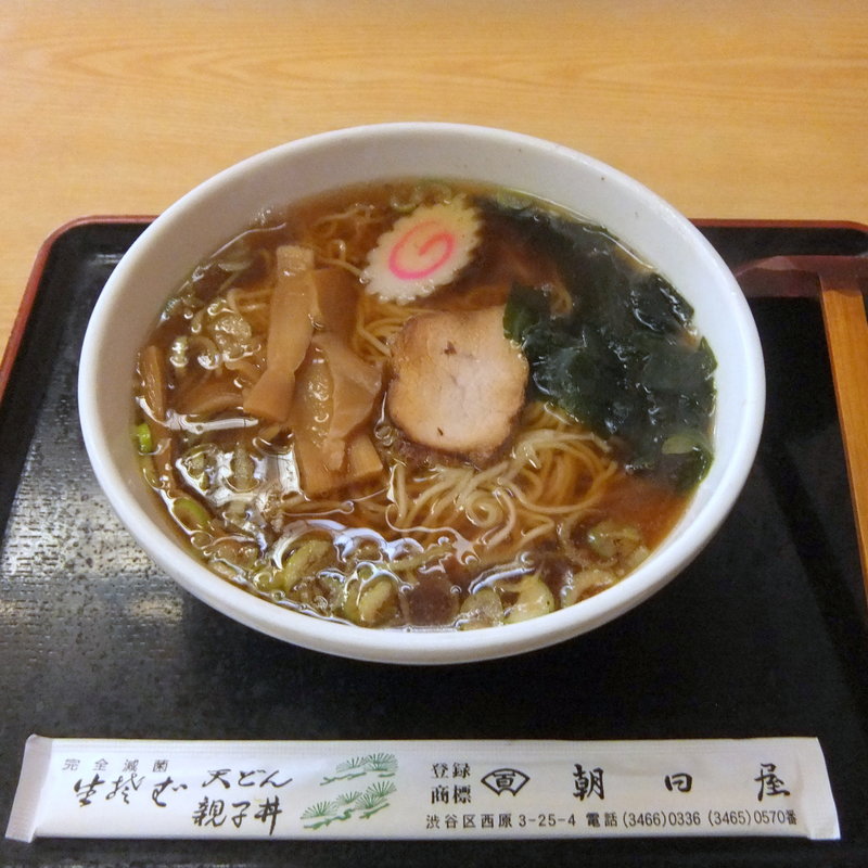 中華ソバ(生蕎麦 朝日屋)