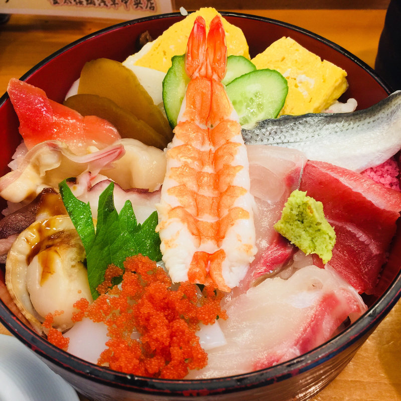 海鮮ちらし(金太楼鮨 浅草中央店)