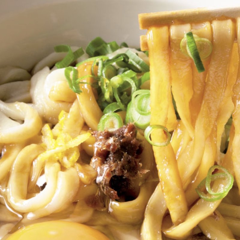 甚八TOKYO伊勢うどん 玉子のせ(二代目甚八)