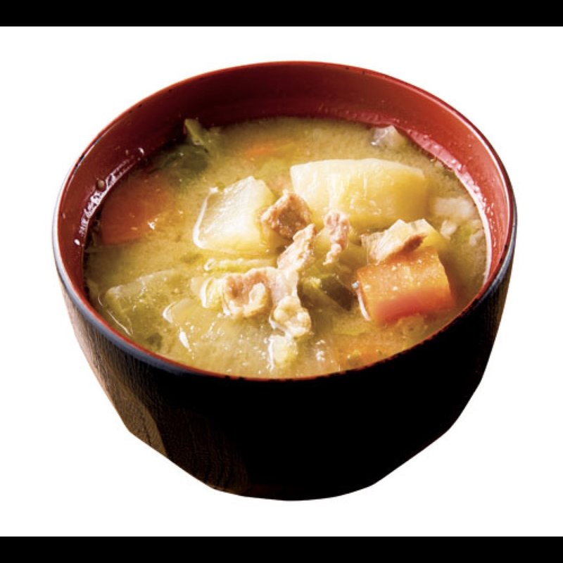 豚汁（お替わり）(サーロイン牛かつ池田)