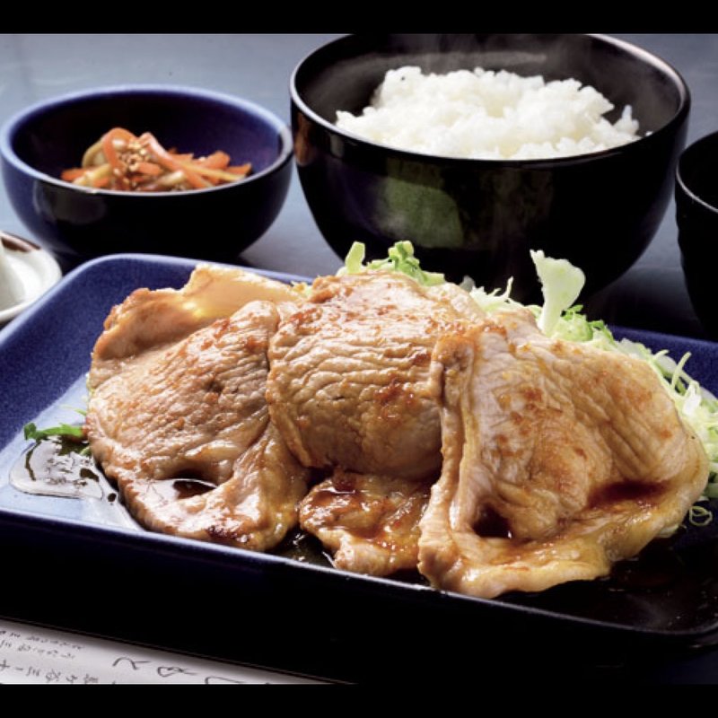 生姜焼定食(ふじもと とんかつ店)