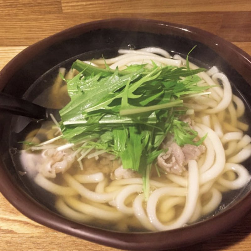 牛はりはりうどん(なにわもんゆうや 高田馬場店)