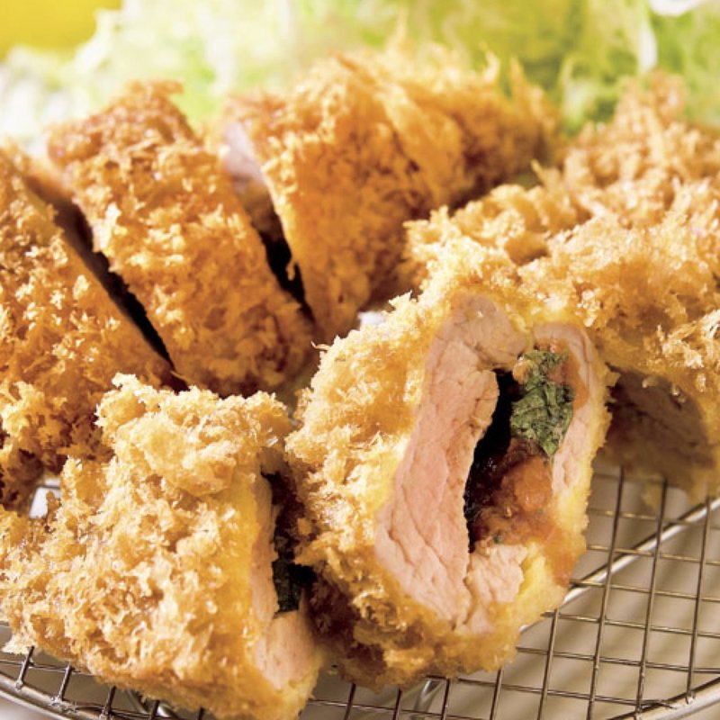 梅じそひれかつ(とんかつ はせ川)