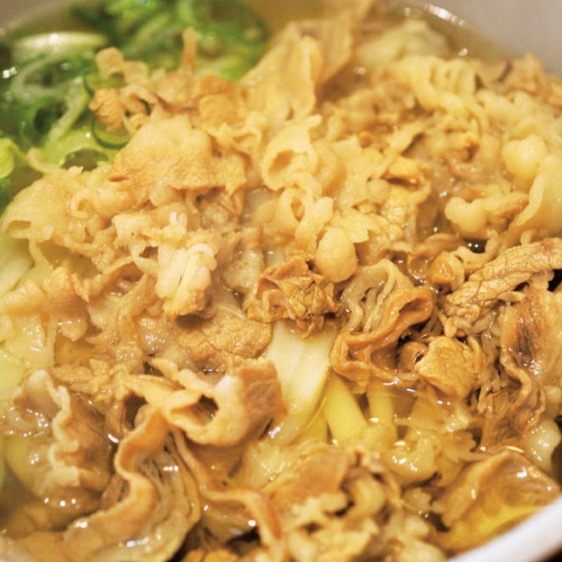 肉うどん（温『並盛』肉）(おにやんま　五反田本店)