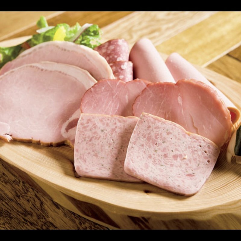 本日のハム盛り合わせ5種(GRILL & BEER SAIBOKU)