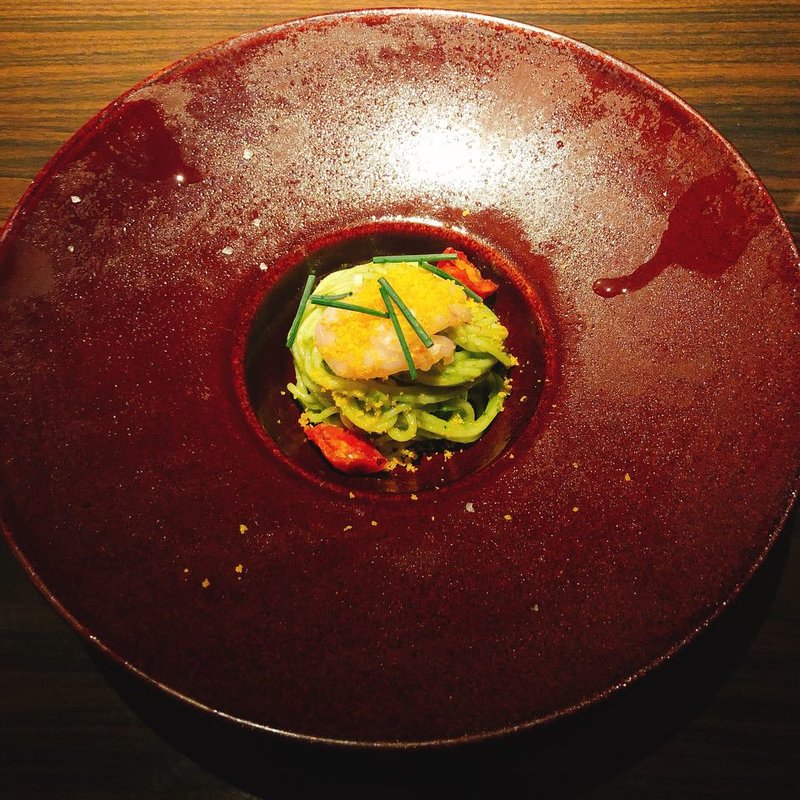 季節の冷たいフェデリーニ(KAZAN)