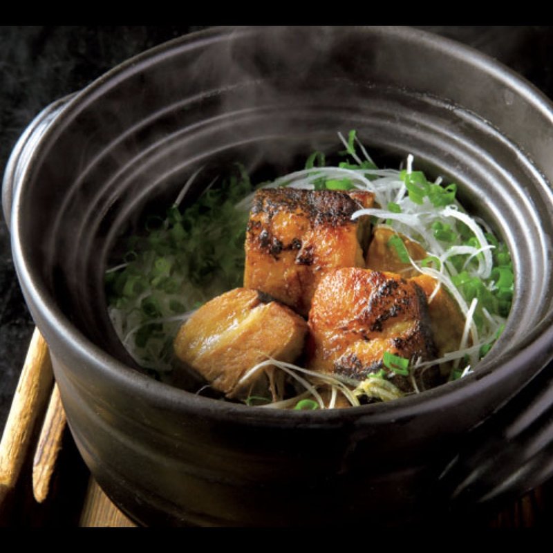 黒豚の角煮ごはん(川の音)