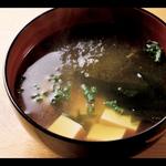 味噌汁(蕎麦と酒 木の花)