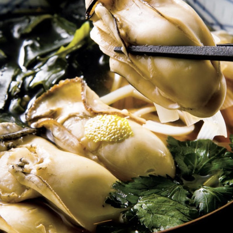 牡蠣そば(手打ちそば 膳)