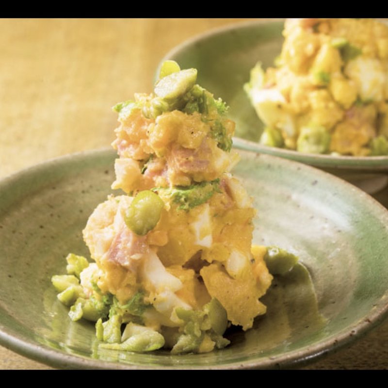 小豆島オリーブと塩豚のポテトサラダ(おわん 池尻本店)