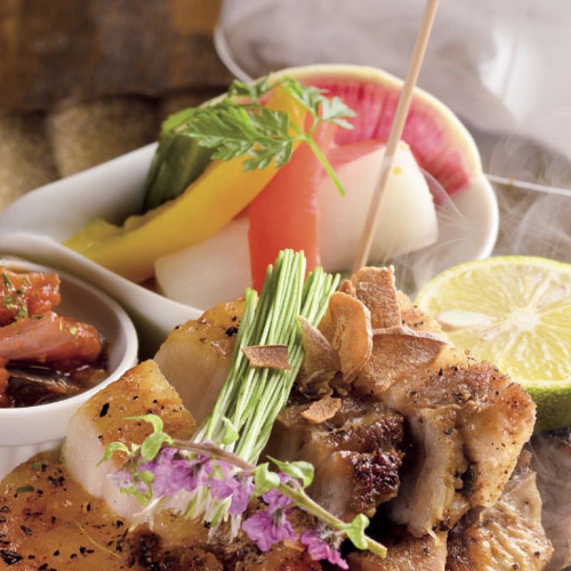 梅山豚バラ肉塩焼き(穂のか)