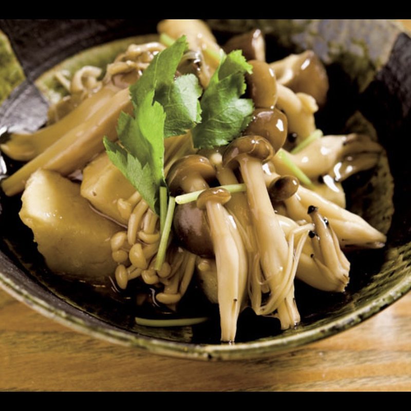 里芋の揚げだし きのこあんかけ(蕎や 月心)