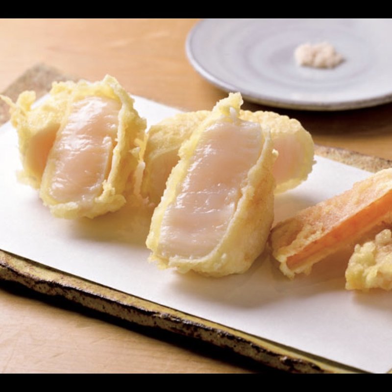 大粒ホタテの天ぷら(もりいろ )