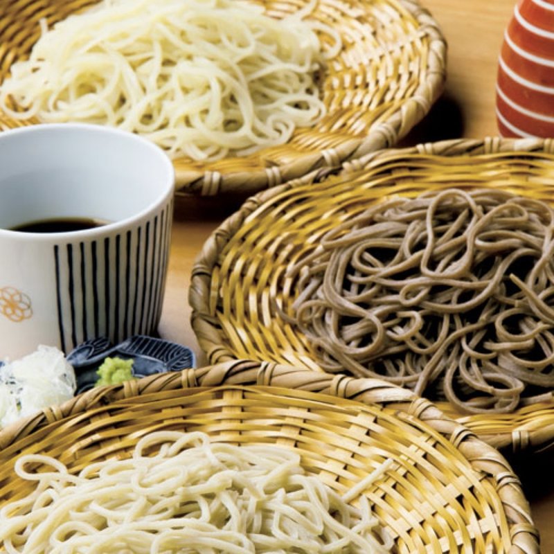 三色せいろ(利き蕎麦 存ぶん)