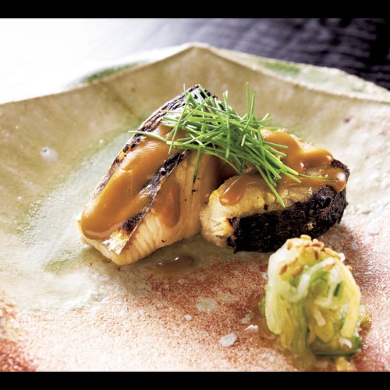 魚料理（鰆の柚子味噌ソース）(汐見)