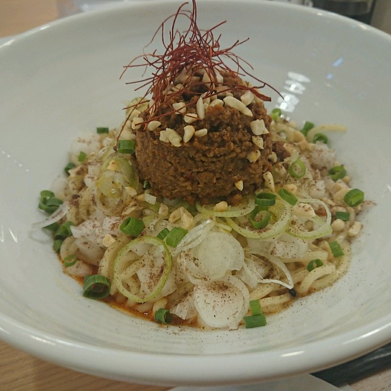 汁無担々麺(麺屋 蜀伝)
