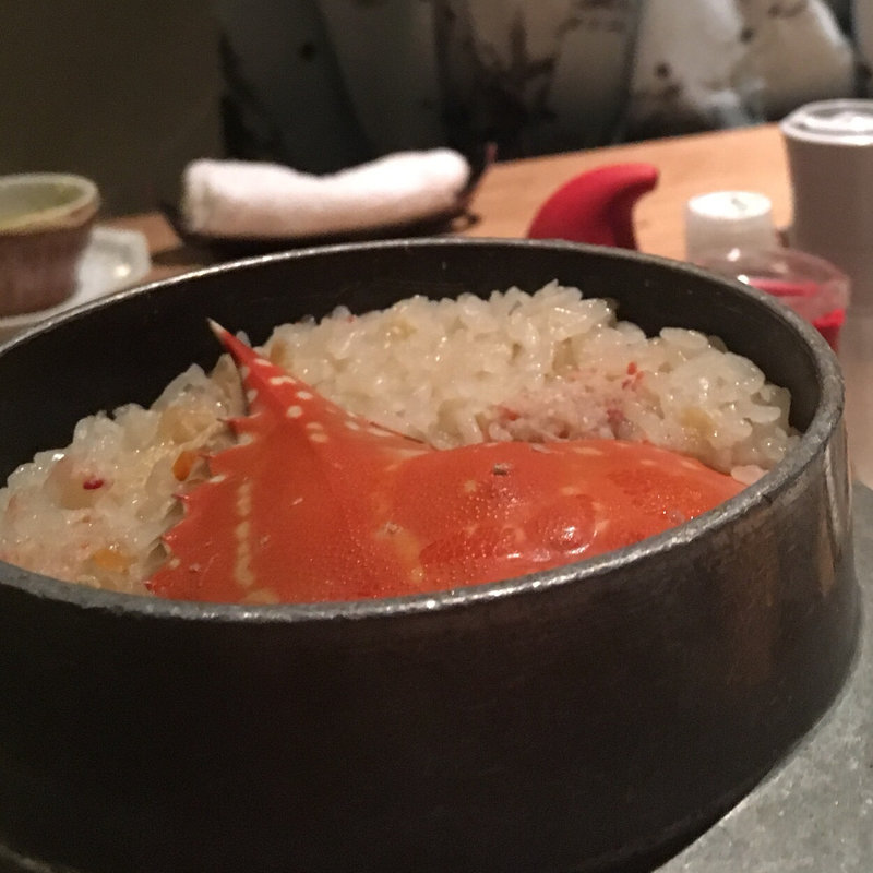 カニの釜飯(蟹御殿 )