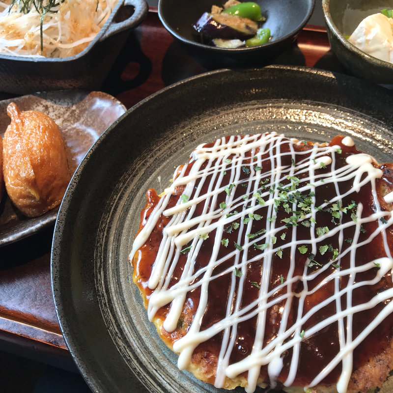 お好み焼きのランチ(お好み焼き花林)