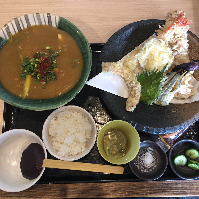 天カレー(本格手打ちうどん大河)
