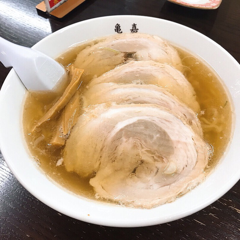 チャーシューメン(佐野らーめん 亀嘉 （かめよし）)