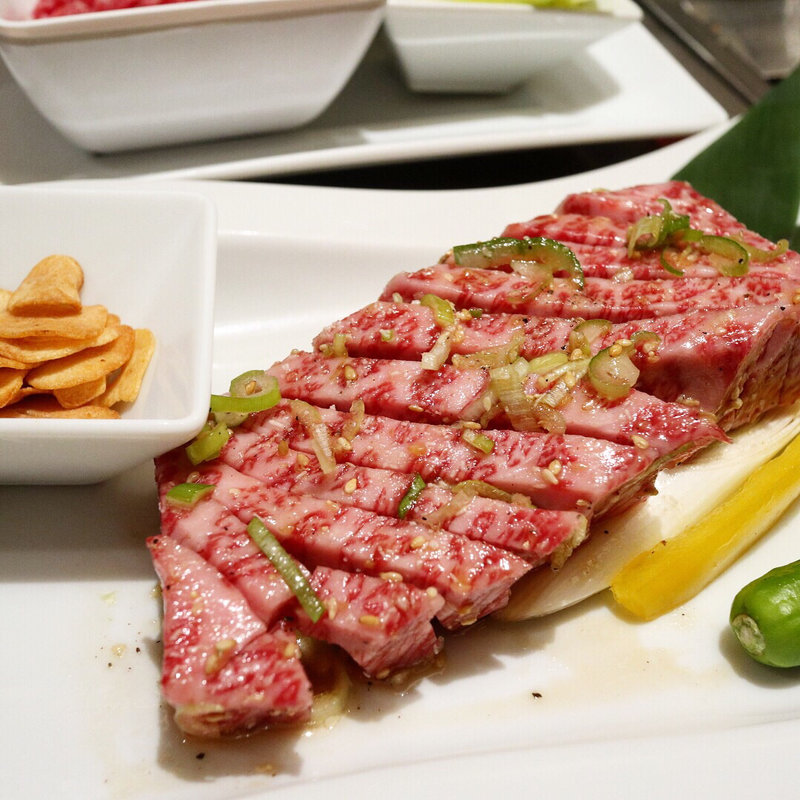 すだれ肩ロース炙り焼(叙々苑 上野不忍口店)