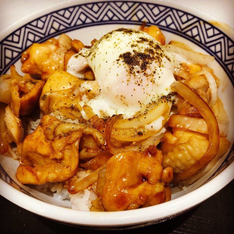 鳥すき丼(吉野家 綾瀬駅東口店)
