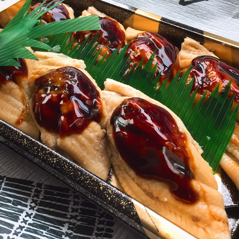 上穴子にぎり(深清鮓)