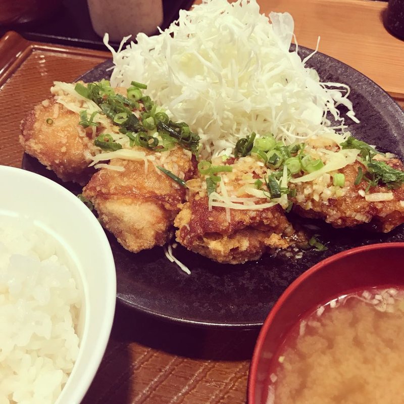 油淋鶏定食(から好し 小平小川町店)