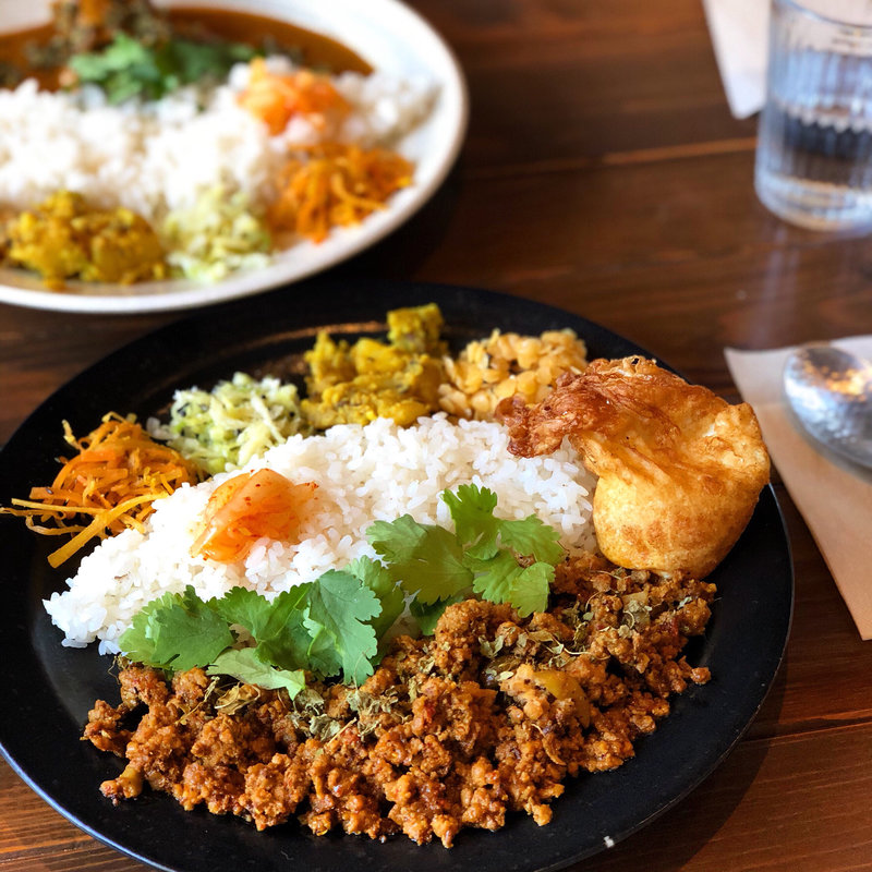 エッグキーマカリー(メガネカリー)