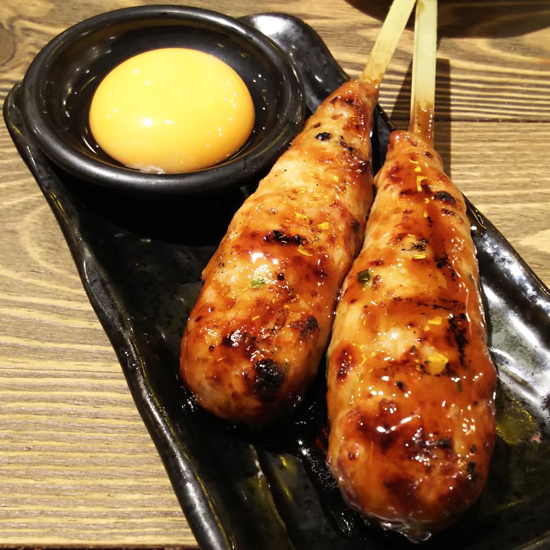 月見つくね(水炊き・焼き鳥 とりいちず 鶴見東口店)