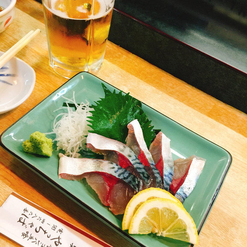 鯖のお刺身(鮨 やっちゃば)