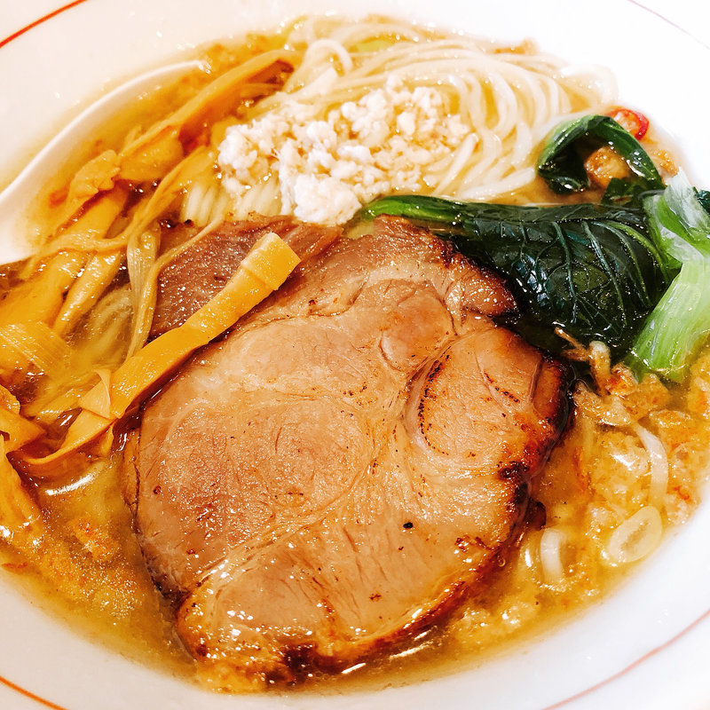 塩ラーメン(つけ麺 晴れる屋)