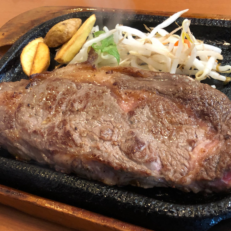 サーロインステーキランチ(佐藤 板付工場直売所)