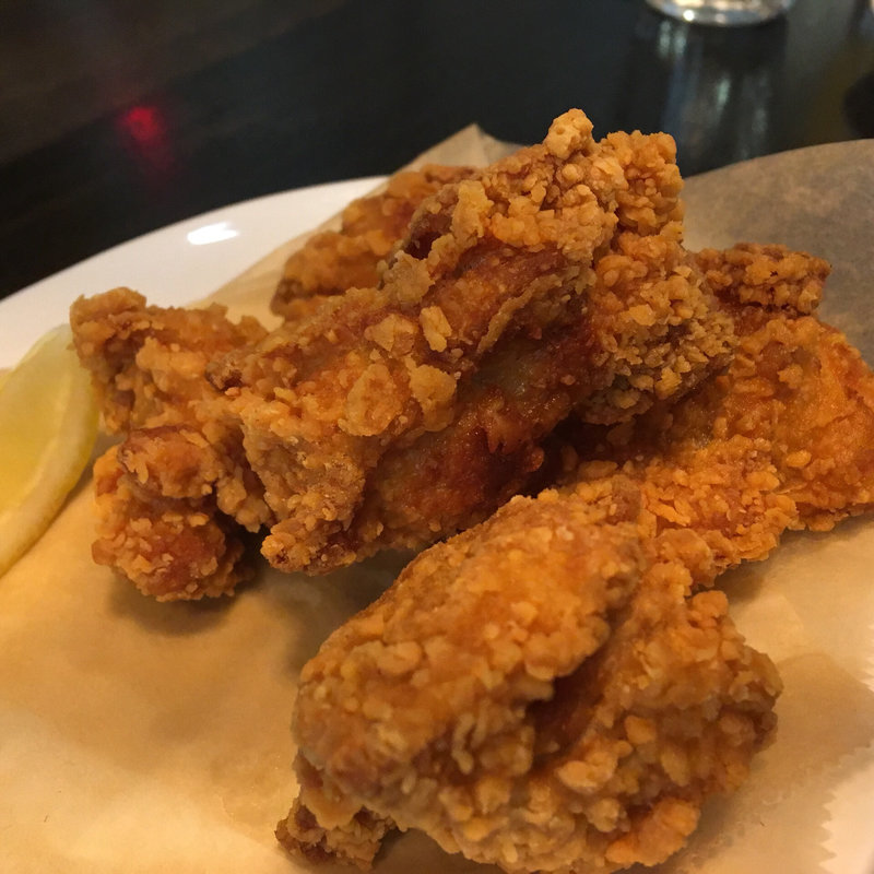 しょうが醤油のとりから揚げ(アウグス谷中ビアホール 夕やけだんだん店)