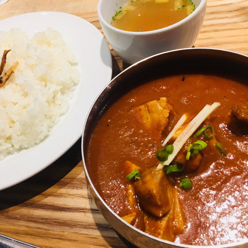チキンカレーセット(ミックス アンド マッチ カフェ （MIX 'n'MATCH CAFE）)
