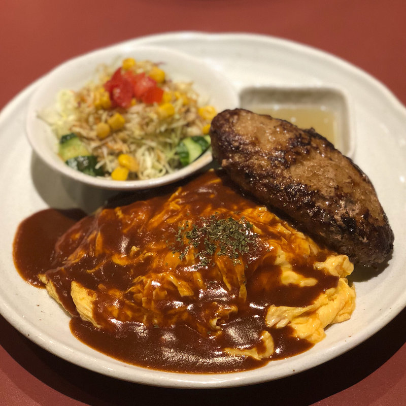 オムライスAセット(マインズ （カリー＆オムライス MINDS）)