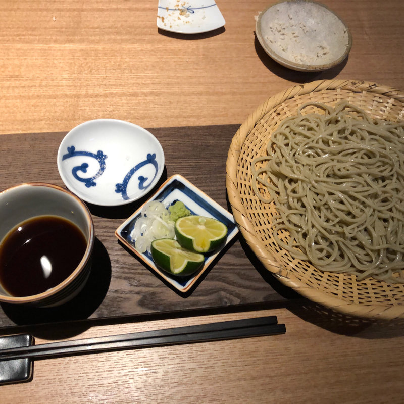 塩すだち蕎麦(紫檀 手打ち蕎麦と焼き鳥)