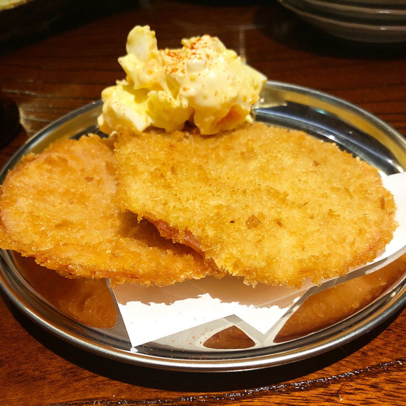 ハムカツ(大衆酒場こうじゑん)