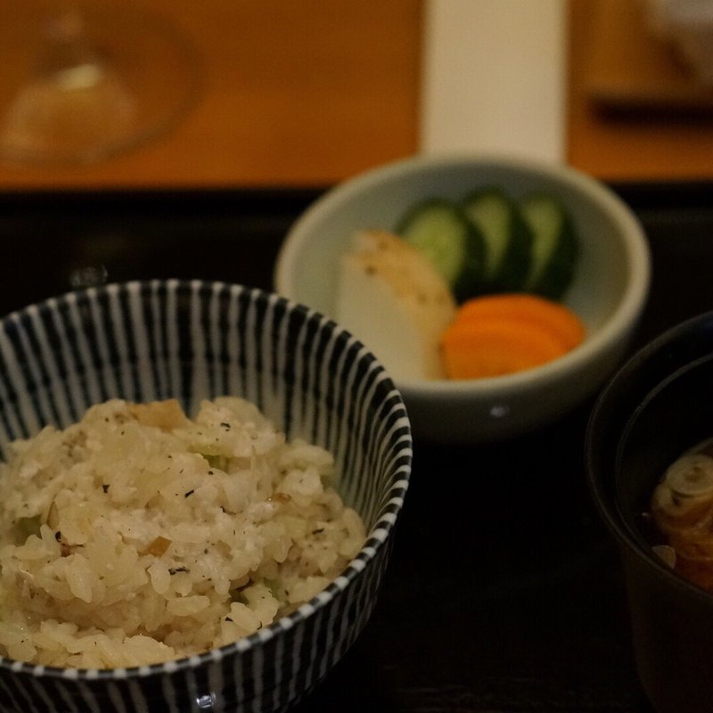鯛の炊き込みご飯とろろ添え(分とく山 伊勢丹新宿店)