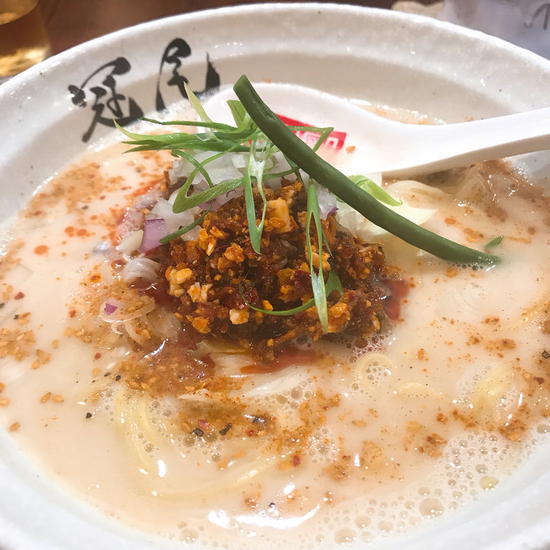 鶏担湯らぁめん(らぁめん冠尾)