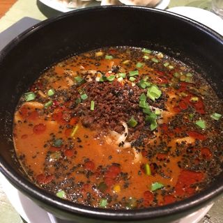 黒胡麻担々麺(並)(麺屋空海 恵比寿店)